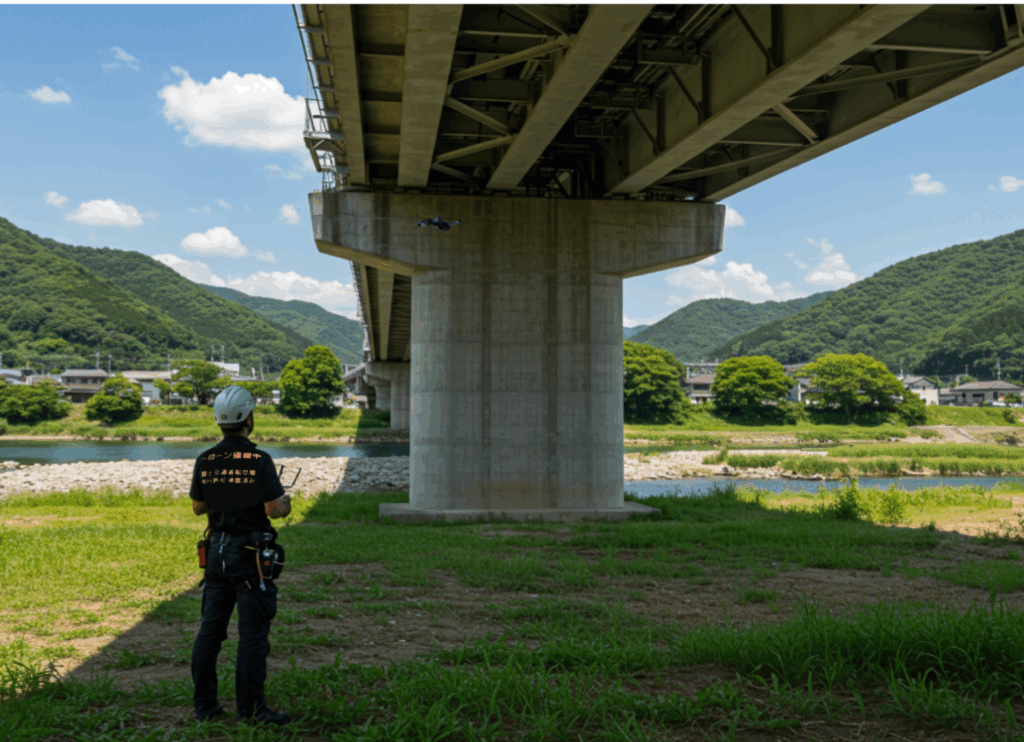 ドローンによる橋梁点検